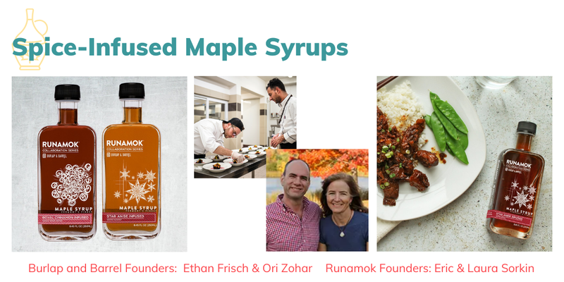 spice-infused maple syrups